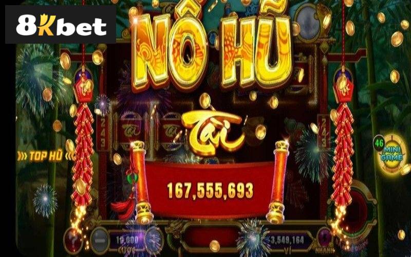 Sảnh nổ hũ 8KBet cực hot